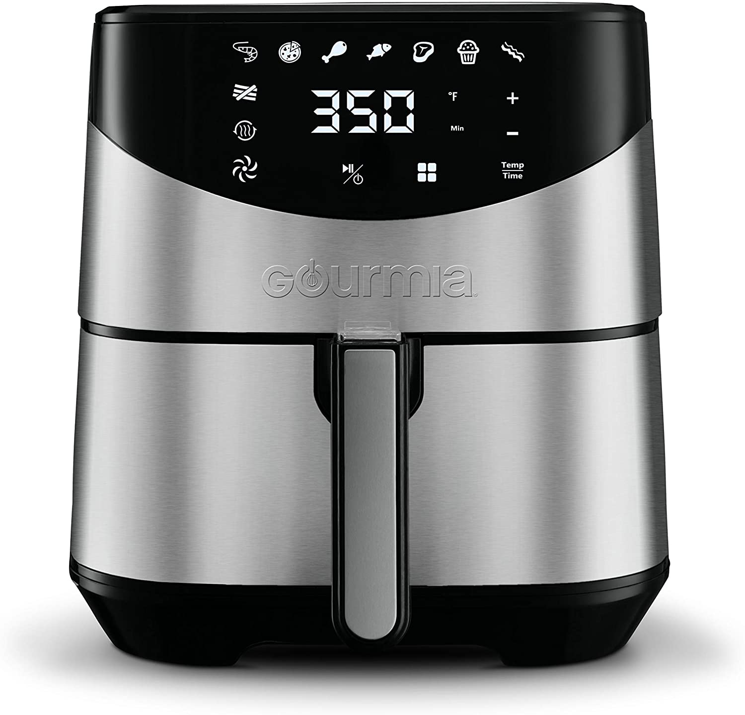 Gourmia 6 Qt Digital Air Fryer with Guided Cooking and 12 One-Touch Cooking  Functions, 13.58 H, New 